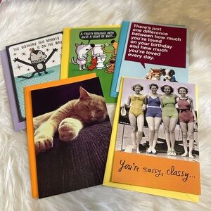 🧡10/$10 Colorful Cat Greeting Card Set